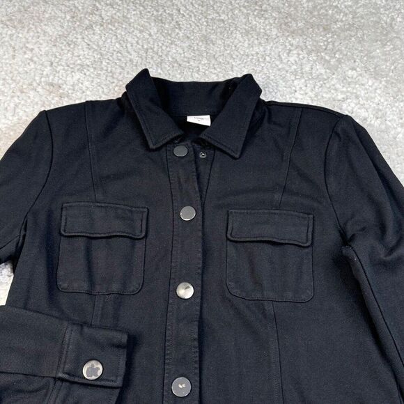 Cabi Ava Snap Button Ponte Jacket Black - Picture 9 of 13